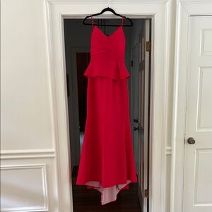 Elegant Red Sleeveless Dress